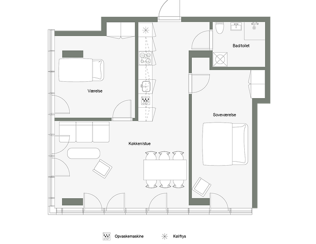 Moselundsvej 3, 4 - dør 4 - Photo 1