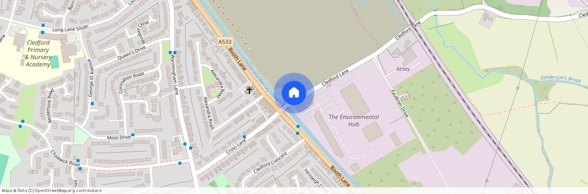 Cledford Lane, Middlewich, CW10