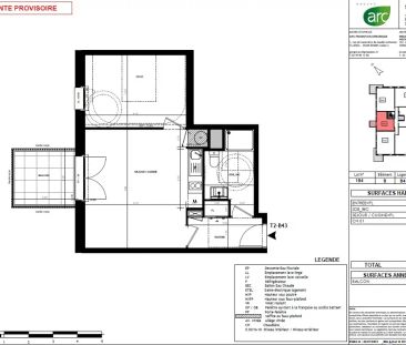Location appartement 2 pièces - 44m² à Chantepie (35135) - Photo 1