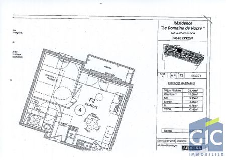 Location Appartement 2 pièces 42m² - Photo 3