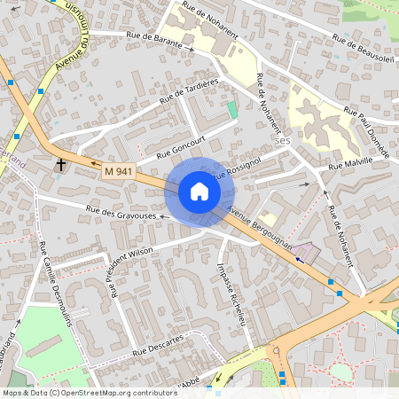 avenue Raymond Bergougnan, Clermont-Ferrand