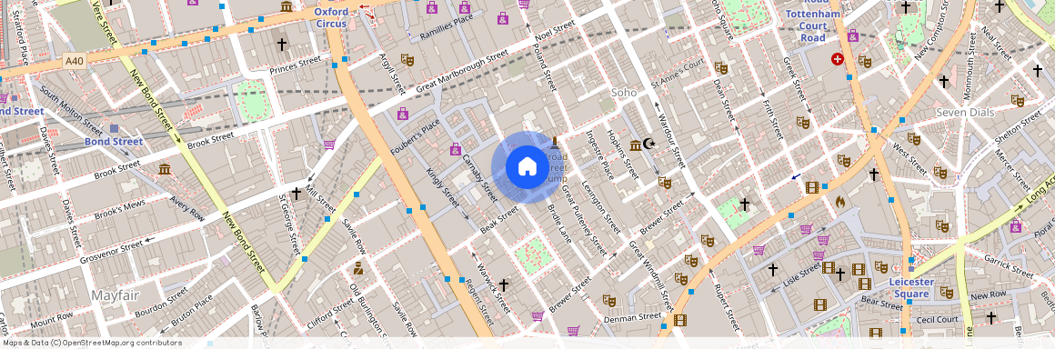 Marshall Street, 11 Slingsby Place, W1F, London