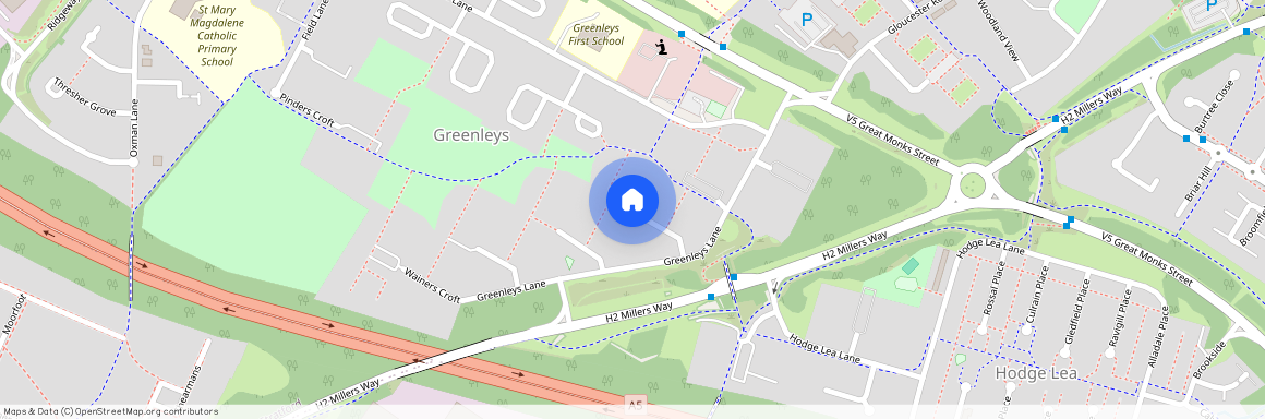 Calvards Croft, Greenleys, Milton Keynes, Buckinghamshire, MK12 6AP