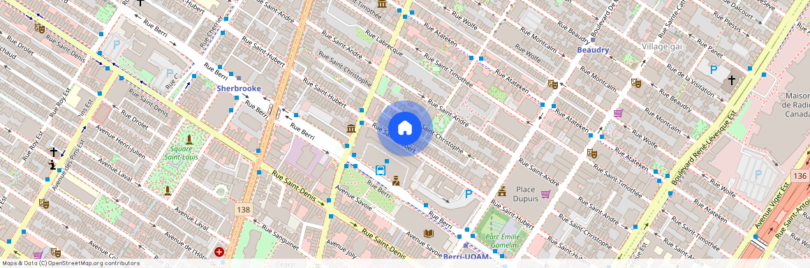 1727 Rue St Hubert, Montréal (Ville-Marie), QC H2L3Z1