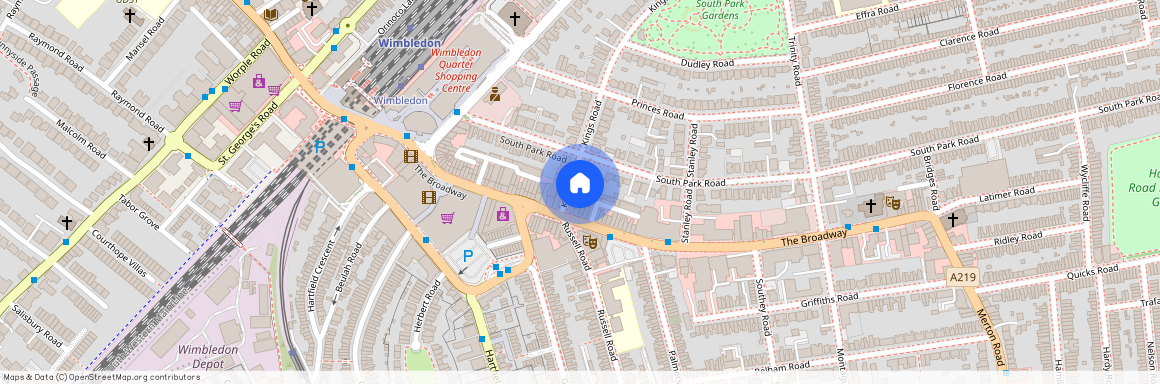 Kings Road, Wimbledon, SW19, London