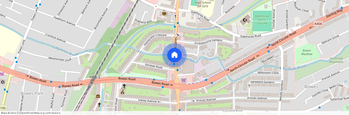 Green Lanes, Palmers Green, London, N13