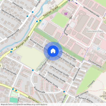 Richard-Strauss-Straße, 82152 Planegg ca. 11, 9 km west of Munich-center