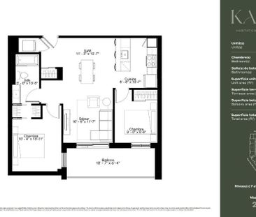 Le Kalm - Penthouse 2 chambres - Occupation immédiate - Condo / log... - Photo 4