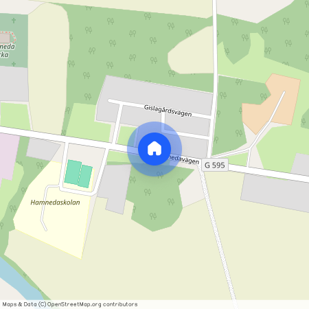 GISSLAGÅRDSVÄGEN, Hamneda