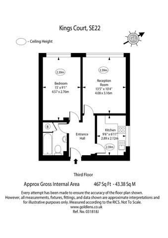 1 bedroom flat to rent - Photo 4