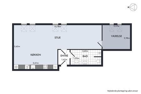 80 m2 citylejlighed - klar til indflytning - Foto 3