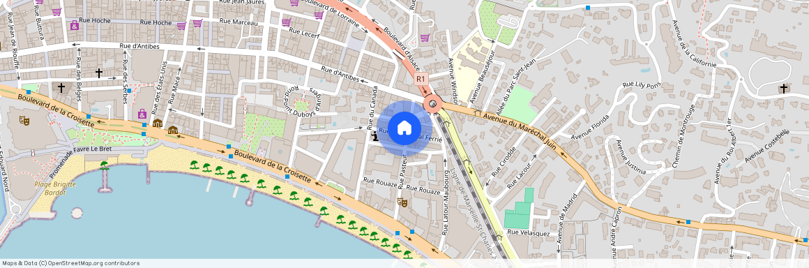 Building Rue du Général Ferrié - checkmyguest - 1348370, Rue du Général Ferrié, Cannes