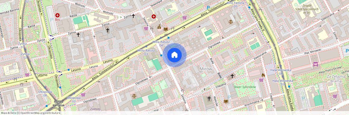 ul. Ogrodowa, Mirów, Wola, Warszawa, mazowieckie