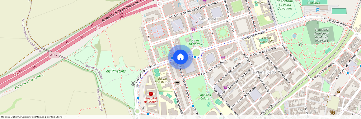 Can Borrell, - Avinguda de Rivoli 25