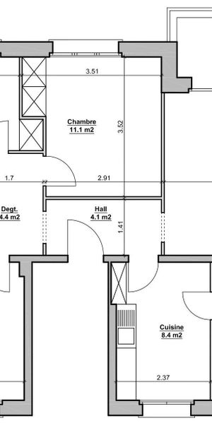 Charmant logement de 5 pièces au 1er étage d'un immeuble sécurisé proche de toutes commodités - Foto 2
