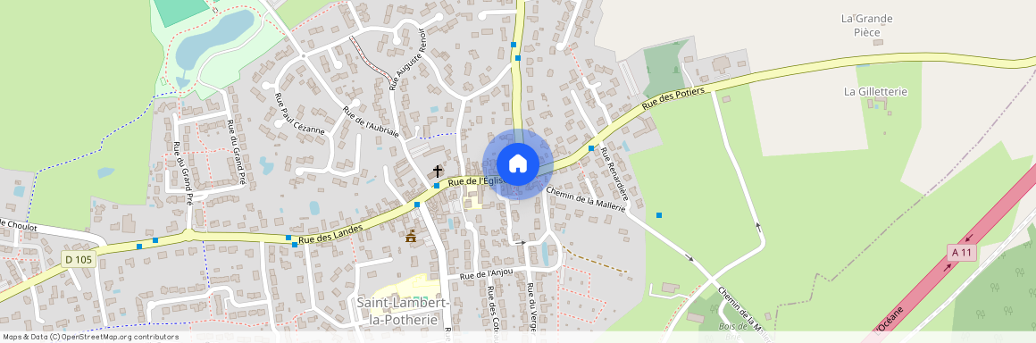 MAINE-ET-LOIRE (49), - PAYS-DE-LA-LOIRE, ST LAMBERT LA POTHERIE (49070)