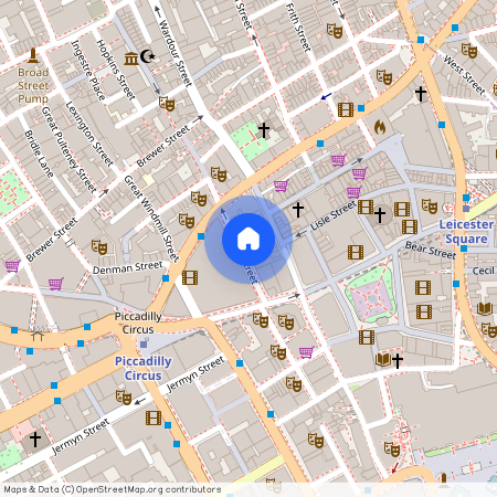 Rupert Street, Soho, W1D, London