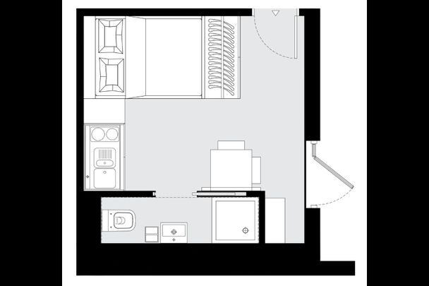 Studio Flat, Gravity West Hampstead, NW6 - Photo 1