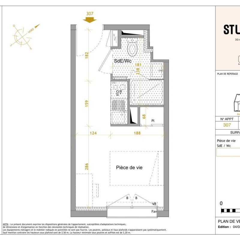 Location Appartement 1 pièce Meublé 17m² NANTES 44300 - Photo 1