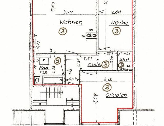 MG-Holt - 2 Zi. DG-Woh. 63 qm, ab 1.3.26, EBK u. eigener Garten - Photo 1