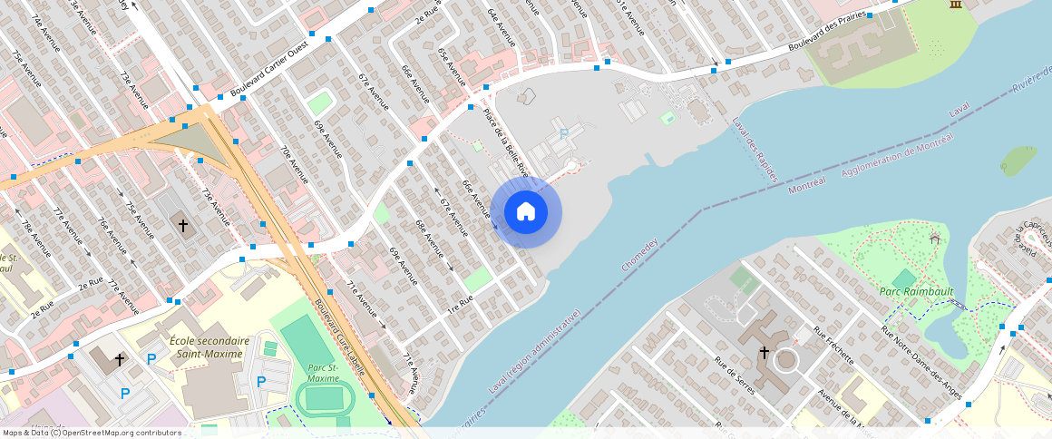 ** Place De La Belle-Rive, Laval, QC