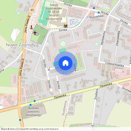 ul. Żorska, Racibórz, raciborski, śląskie