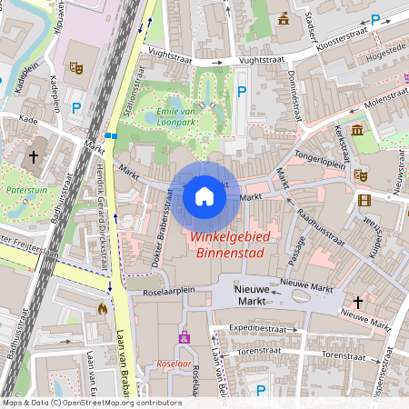 Centrum-Oud, 4701 PB, Markt, Roosendaal