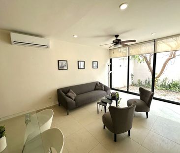 Townhouse amueblado, con jardín dentro de privada. - Photo 1