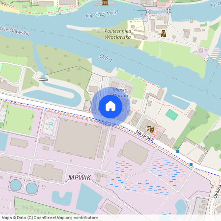 ul. Na Grobli, Przedmieście Oławskie, Krzyki, Wrocław, dolnośląskie