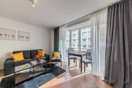 City-Residence: Gut möbliertes, großes 1-Zi.-Apartment zwischen Bankenviertel und Main - Foto 5