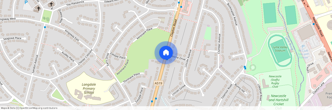 Clayton Road, Newcastle-under-Lyme, Staffordshire