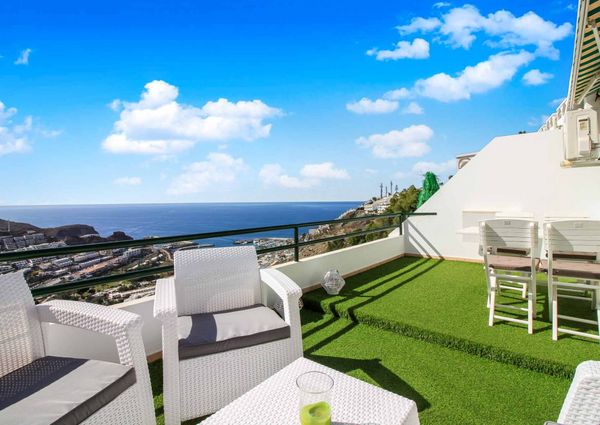 Apartment to rent in Scorpio, Puerto Rico, Gran Canaria with sea view