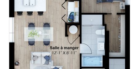 LOGEMENTS 5.5 À LOUER, NEUF - Photo 3