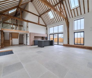 Stunning detached barn conversion offering distant views over farml... - Photo 1