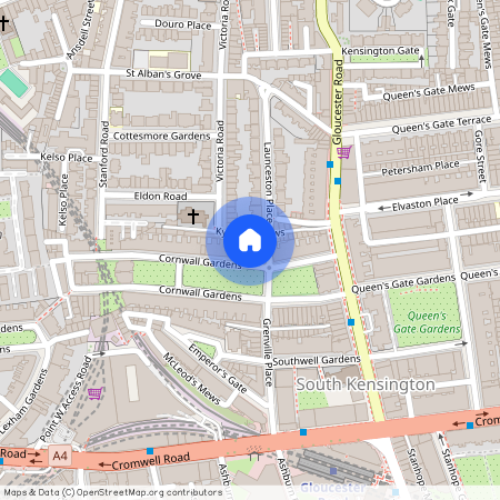 Cornwall Gardens, South Kensington, London, SW7