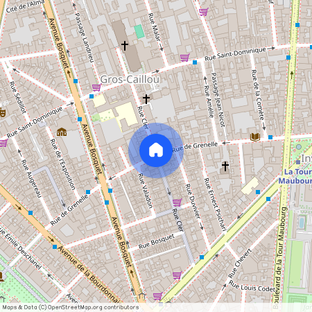 Rue Cler et Rue de Grenelle 75007 Paris (7e arrondissement)