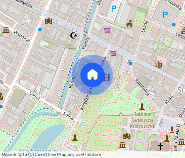 2 pok, Centrum, ul. Staszica 6, widok na Silnicę - Фото 1