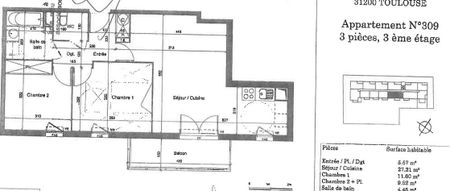 Appartement 3 pièces - Photo 2