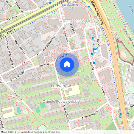 ul. Komandosów, Ludwinów, Dębniki, Kraków, małopolskie