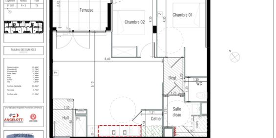 Location Appartement 3 pièces 68m² BEZIERS 34500 - Photo 3