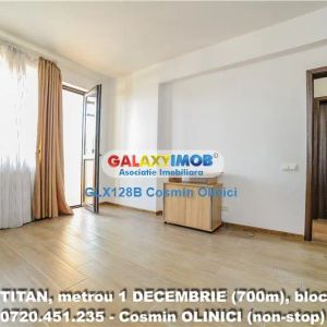 INCHIRIERE 2 camere TITAN, parcare,metrou 1 DECEMBRIE (700m), bloc nou - Photo 2