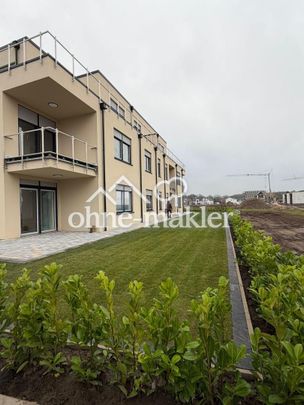 ERSTBEZUG! 4-Zimmer-Neubau mit Balkon- KfW-40 QNG, Fußbodenheizung & Top - Grundriss - Photo 1