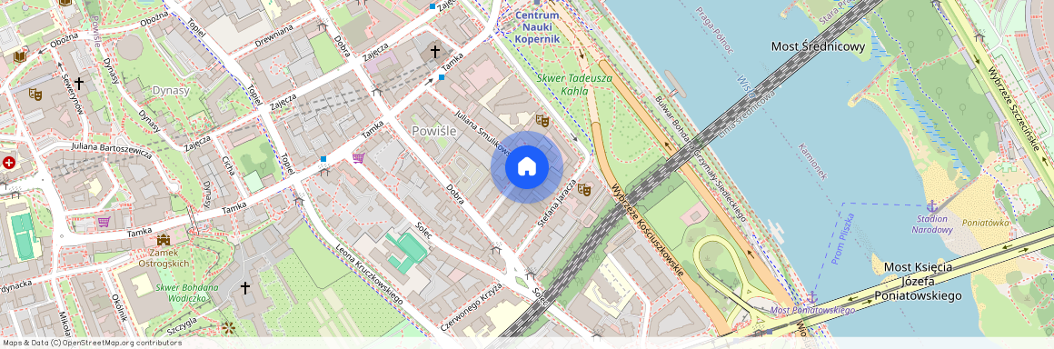 ul. Juliana Smulikowskiego, Powiśle, Śródmieście, Warszawa, mazowieckie