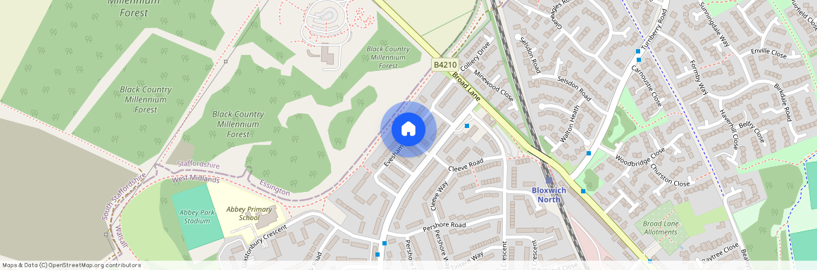 Evesham Crescent, Walsall, WS3