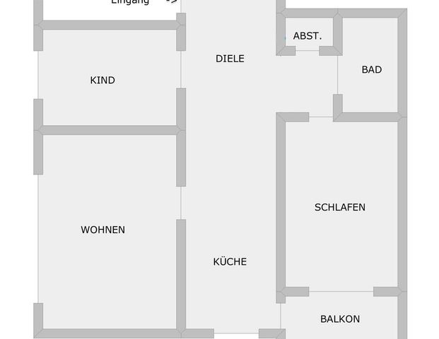 Renovierte Wohnung 73m2 3,5 Zimmer, Haus Tiere erlaubt - Foto 1
