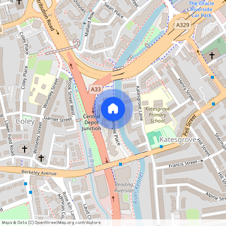 Temple Place, Reading, RG1