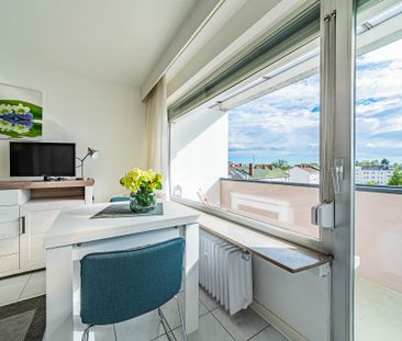 City-Residence: Möbliertes Apartment mit Balkon, zentral in Offenbach - Foto 1