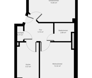 Sanierte 2 Z. Dachgeschosswohnung in ruhiger Seitenstraße mitten im beliebten Viertel - Foto 5