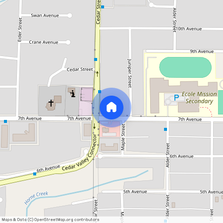 google map, Mission, Mission, Fraser Valley, V2V 2C2