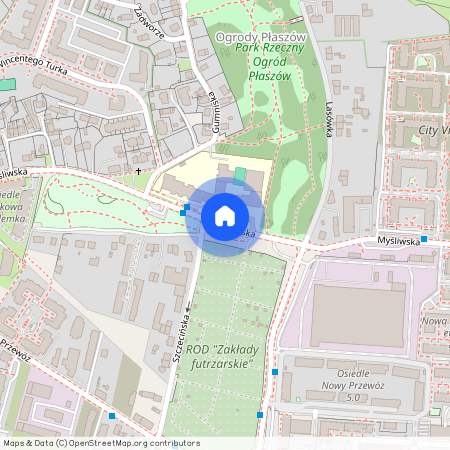 ul. Myśliwska, Płaszów, Podgórze, Kraków, małopolskie